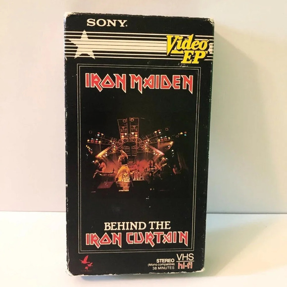 1984 Iron Maiden Behind The Iron Curtain VHS  Sony Video EP - Picture 15 of 15